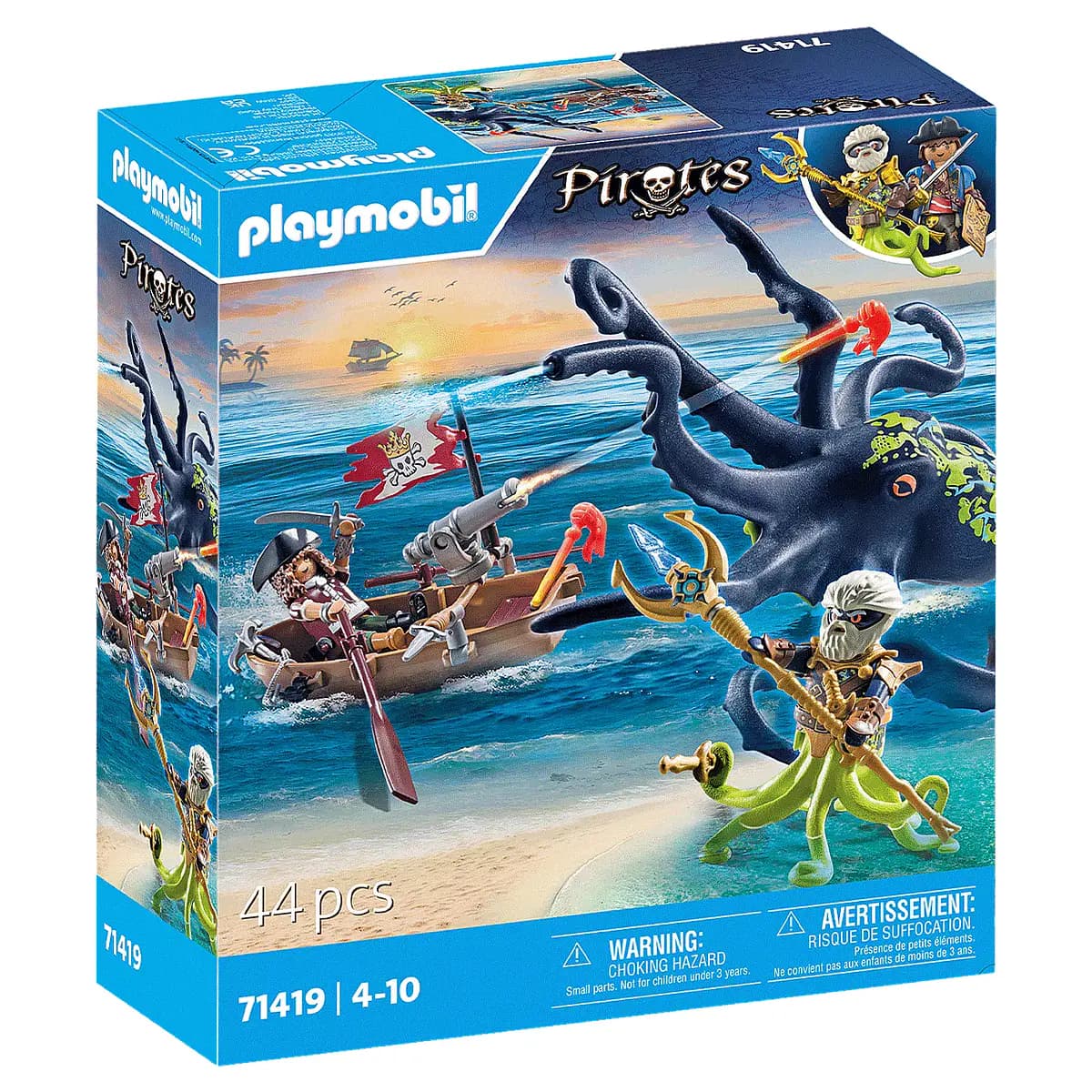 Playmobil Pirates Batalha com Polvo Gigante - 71419