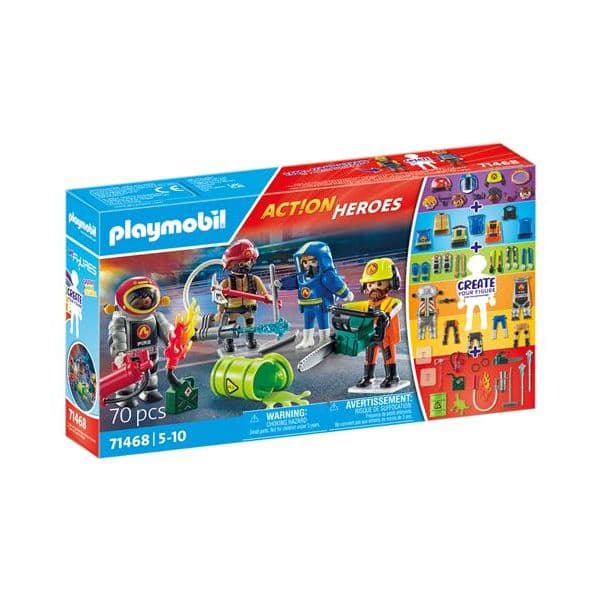 Playmobil Action Heroes My Figures: Bombeiros - 71468