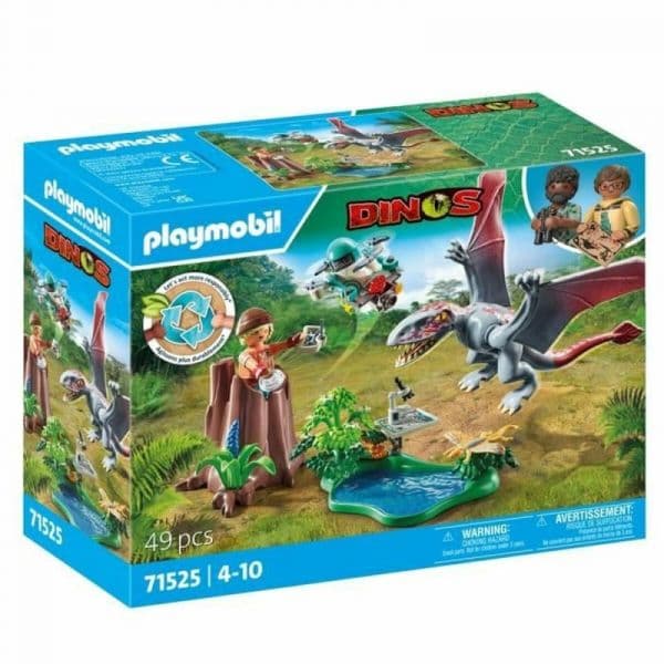 Playmobil Estação Observação Dinossauros Dimorpho - 71525
