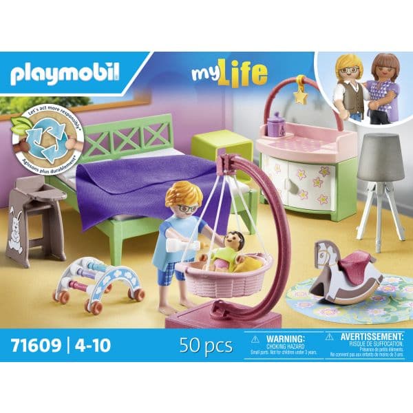 Playmobil My Life Quarto com Área de Lazer para Bebés - 71609