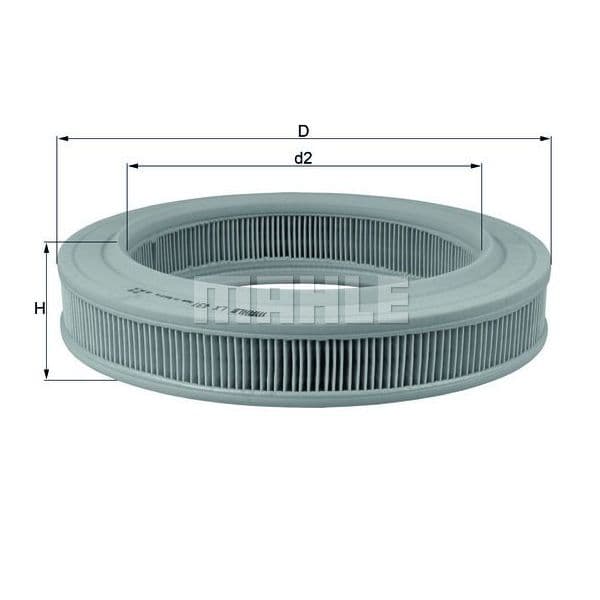 Mahle Filters Filtro de Ar - LX431