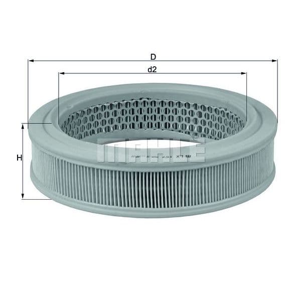 Mahle Filters Filtro de Ar - LX157