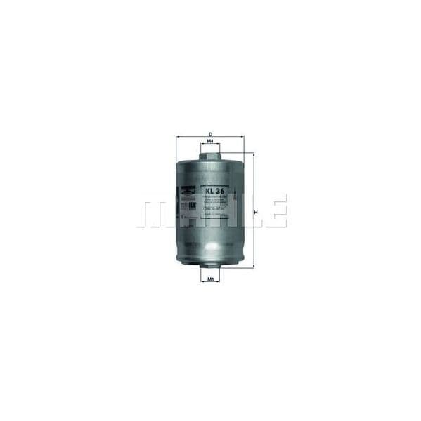 Mahle Filters Filtro de Combustível - KL36