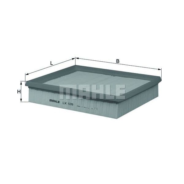 Mahle Filters Filtro de Ar - LX539