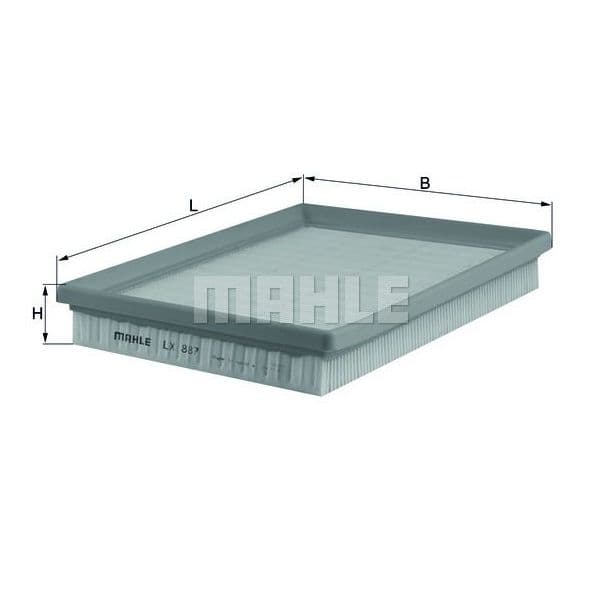 Mahle Filters Filtro de Ar - LX887