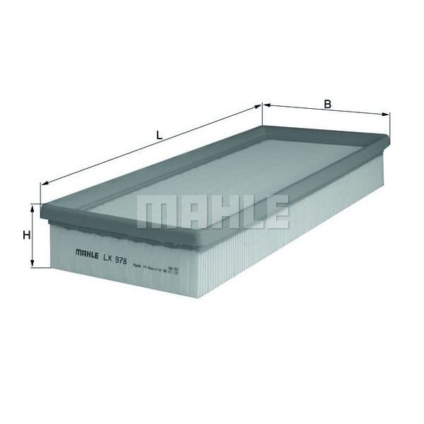 Mahle Filters Filtro de Ar - LX978