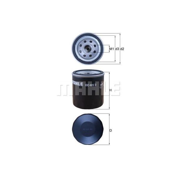 Mahle Filters OC405/3 Filtro de Óleo - OC405_3