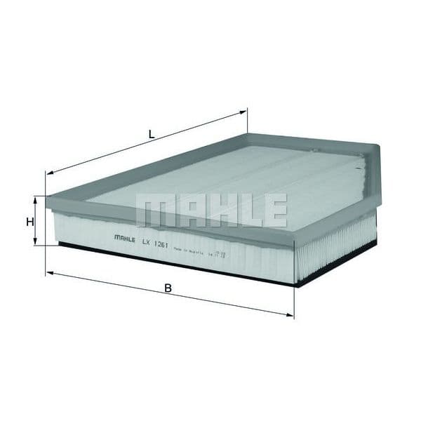 Mahle Filters Filtro de Ar - LX1261
