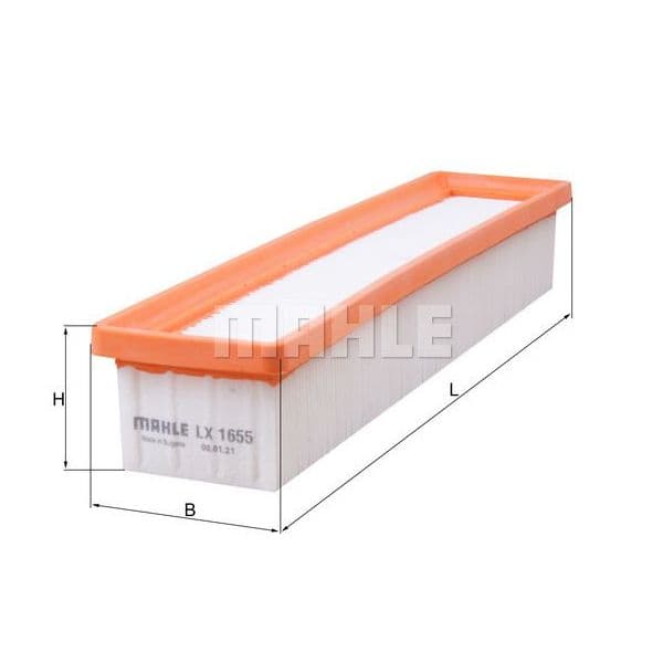 Mahle Filters Filtro de Ar - LX1655