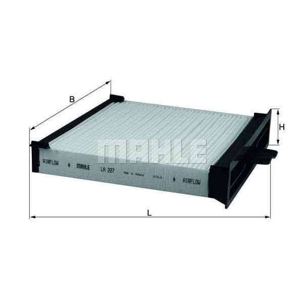 Mahle Filters Filtro, Ar do Habitáculo - LA227