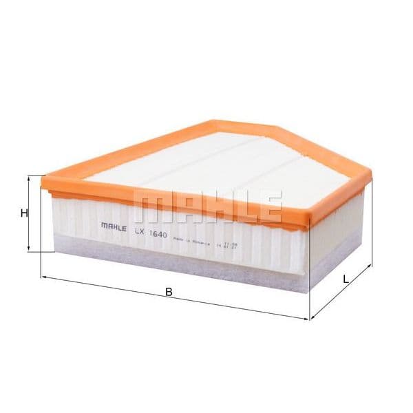 Mahle Filters Filtro de Ar - LX1640