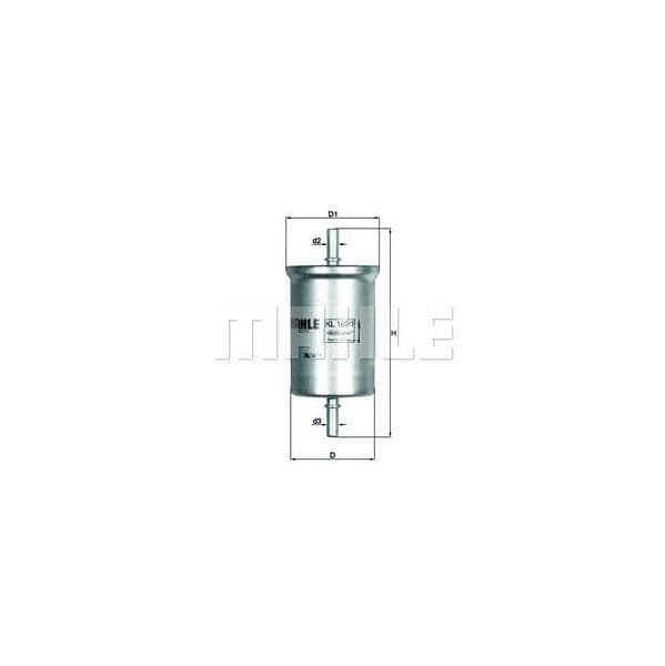 Mahle Filters KL165/1 Filtro de Combustível - KL165_1
