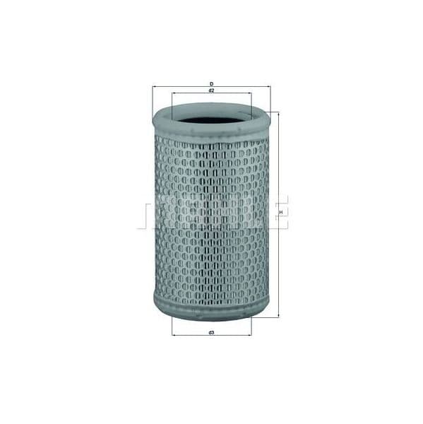 Mahle Filters LX646/1 Filtro de Ar - LX646_1