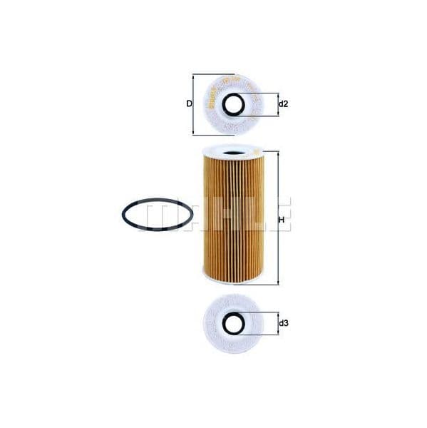 Mahle Filters Filtro de Óleo - OX366D