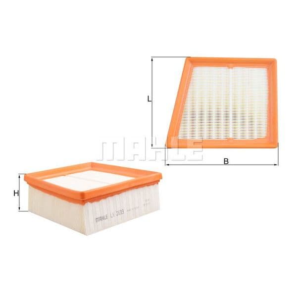 Mahle Filters Filtro de Ar - LX2633