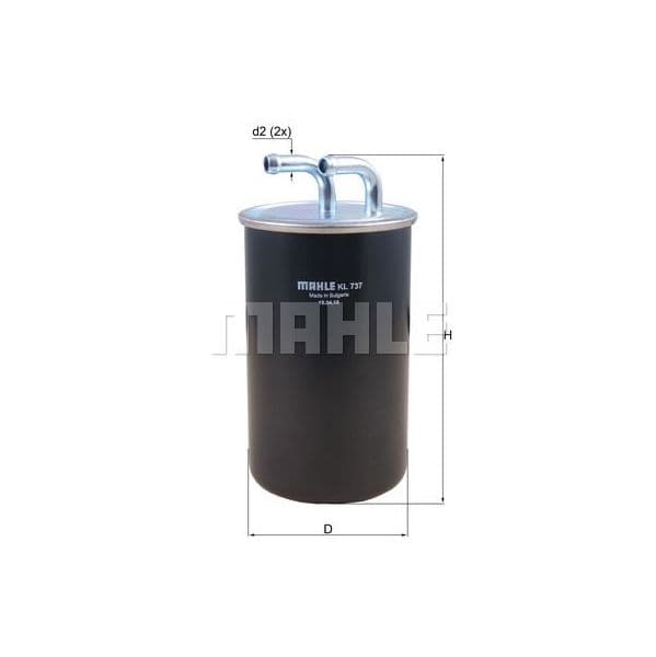Mahle Filters Filtro de Combustível - KL737