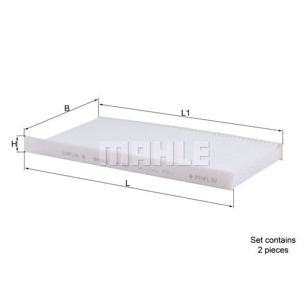 Mahle Filters LA468/S Filtro, Ar do Habitáculo - LA468_S