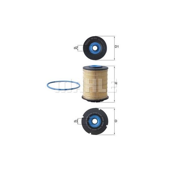 Mahle Filters Filtro de Combustível - KX404D