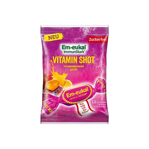 Em-Eukal Vitamin Shot Rebuçados sem Açúcar 75g