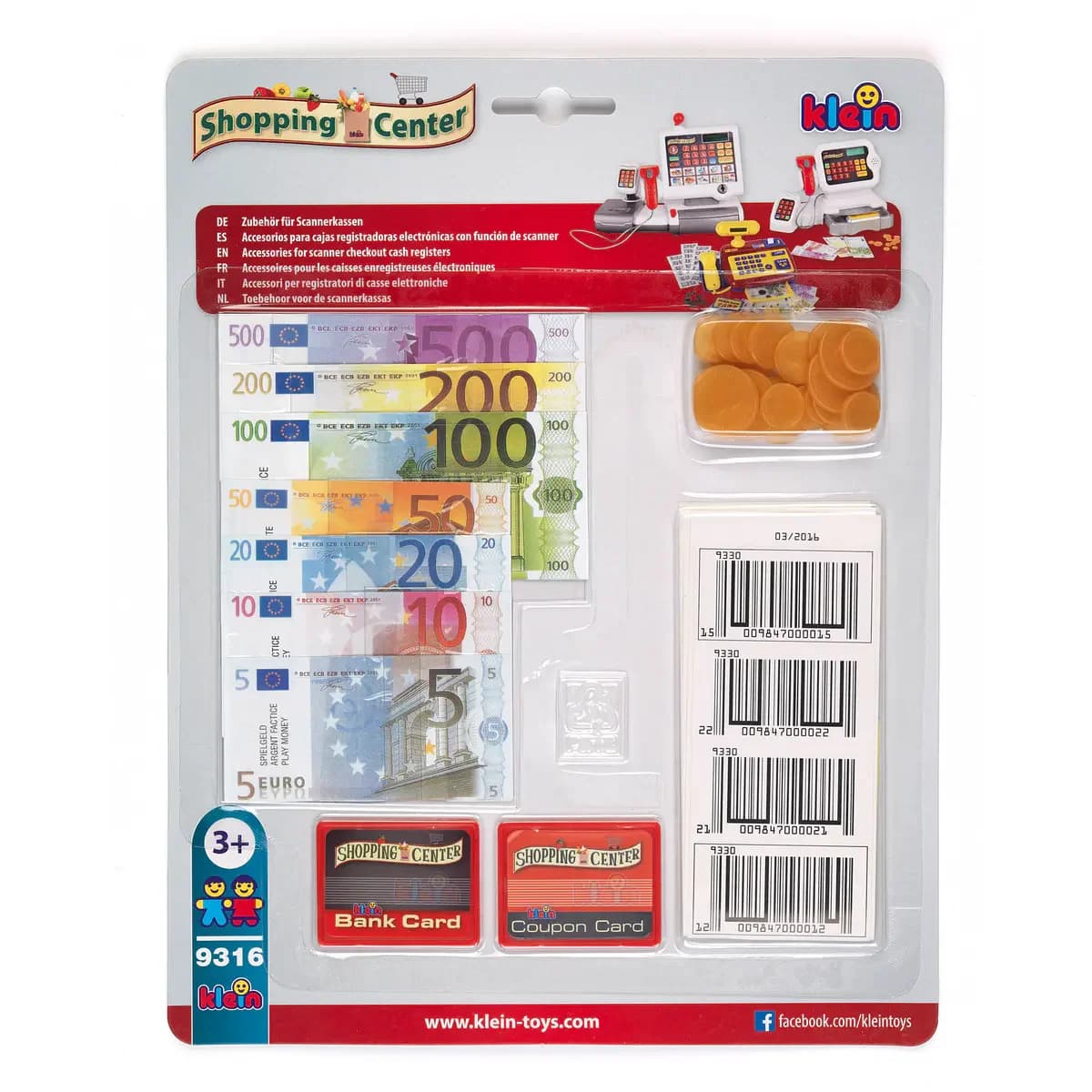 Klein Conjunto de Acessórios para Maquina Registadora - 9316