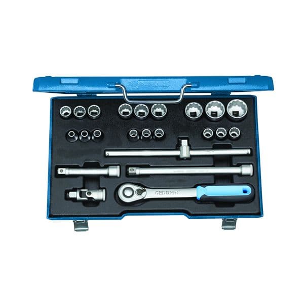 Gedore D 19 EMU-20 Conjunto de Chaves de Caixa 1/2", 23 peças UD 8-32 mm - 2545845