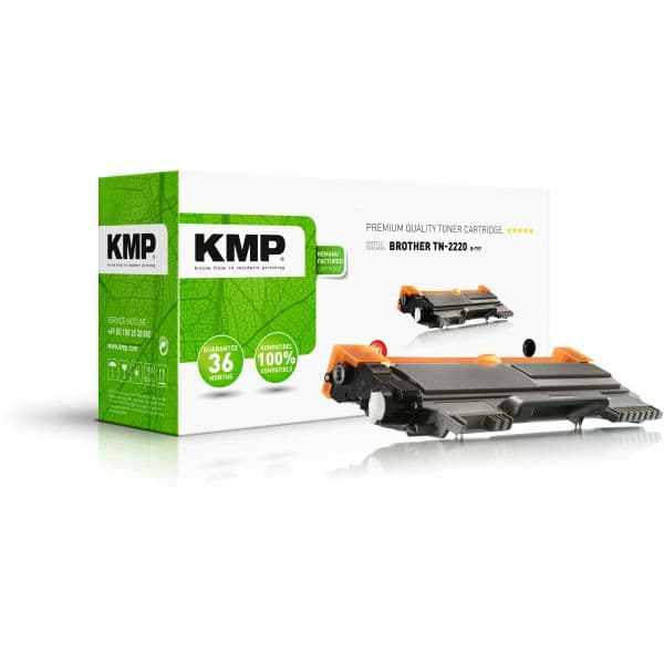 Toner KMP Printtechnik AG Brother TN-2220 Preto Compatível