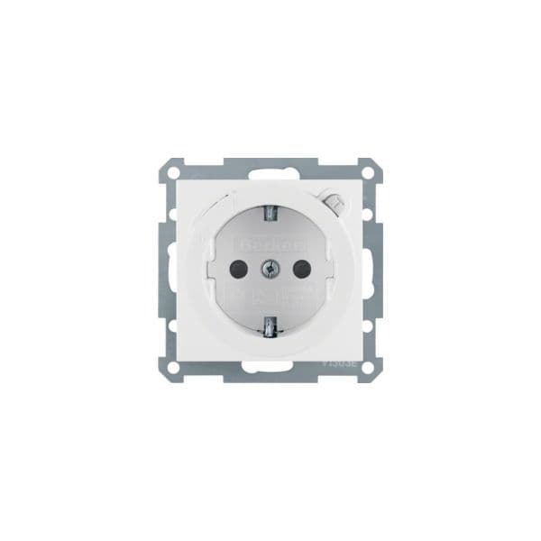 Berker S. 1/B. X Schuko Diferenc. 30MA, Branco - 47088989
