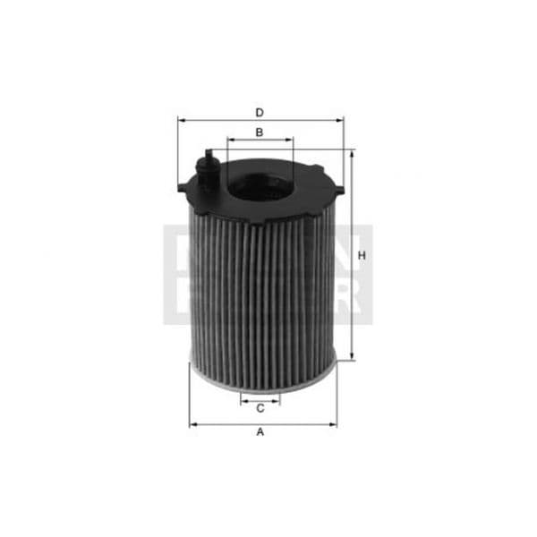 MANN-FILTER - HU 8003 x - Filtro de óleo - 4011558014728
