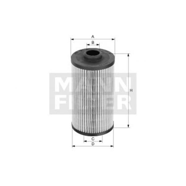 MANN-FILTER - HU 720/3 x - Filtro de óleo - 4011558327507