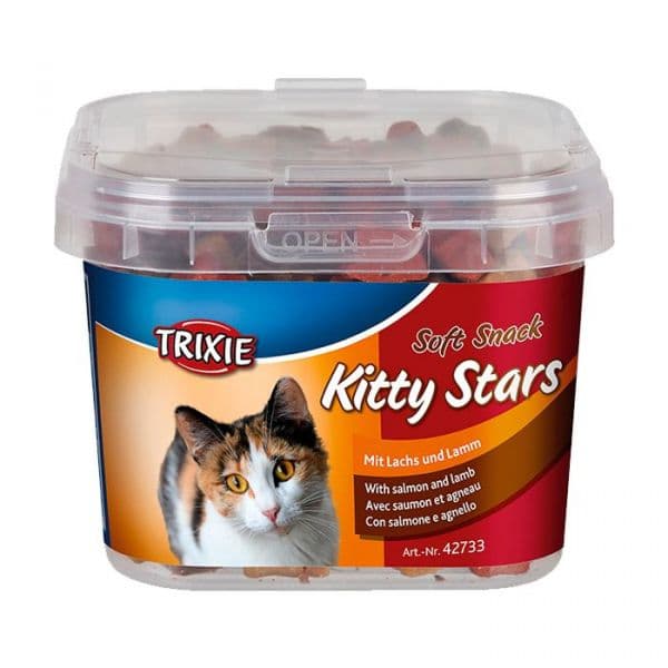 Trixie Snacks Kitty Star Salmão e Cordeiro 140gr
