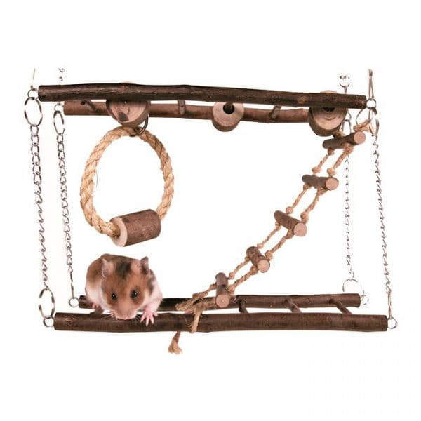 Trixie Ponte Suspensa Madeira Ratos e Hamsters 27x17x7cm
