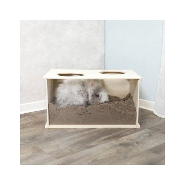 Trixie Caixa de Escavar para Roedores e Coelhos com 2 Entradas 58x30x38 cm