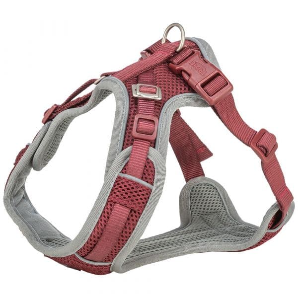 Trixie Arnês/Peitoral Flexmesh Premium Vinho 48-69 cm/20 mm