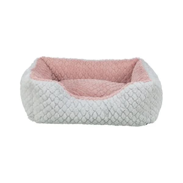 Trixie Cama Kaline Mio Cinzento/Rosa-escuro 80 x 65 cm
