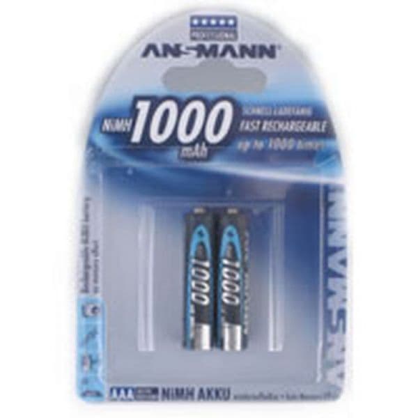 Ansmann Pilha Recarregável NiMH 1000 Micro AAA 950 mAh 4 Un.