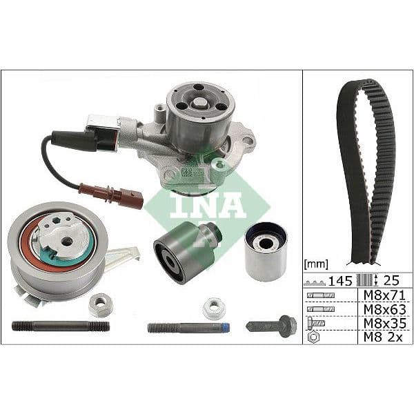 INA Bomba de Água + Kit de Correia Dentada - 530069930