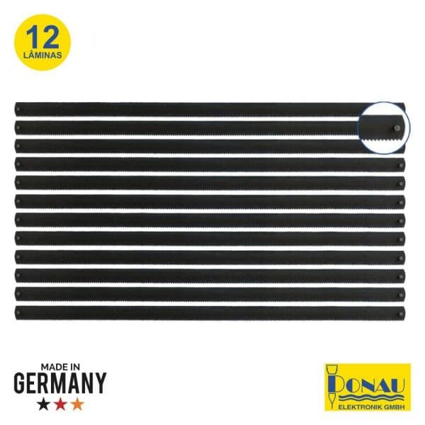 Donau Conjunto 12 Lâminas Serra para Metal 148MM - DN12-12