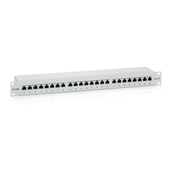 EQUIP PATCH PANEL (CAT6) 24-PORT19" BLINDADO - 326324