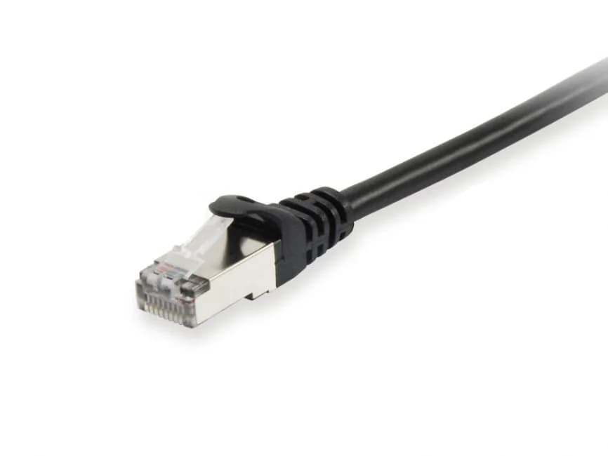 EQUIP Cabo de Rede RJ45 Cat.6 S/FTP 0,5m Preto - 605597