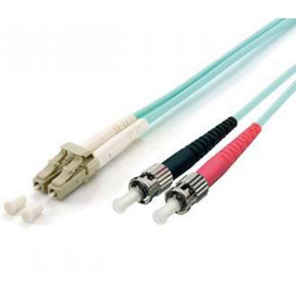 Equip Fibra Duplex Multimode 50/125 Lc/st Om3 Turquesa Lsoh 1mt - 255211