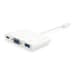 Equip Adaptador USB Type C / VGA Female/USB A Female/USB Type C Female - 133462
