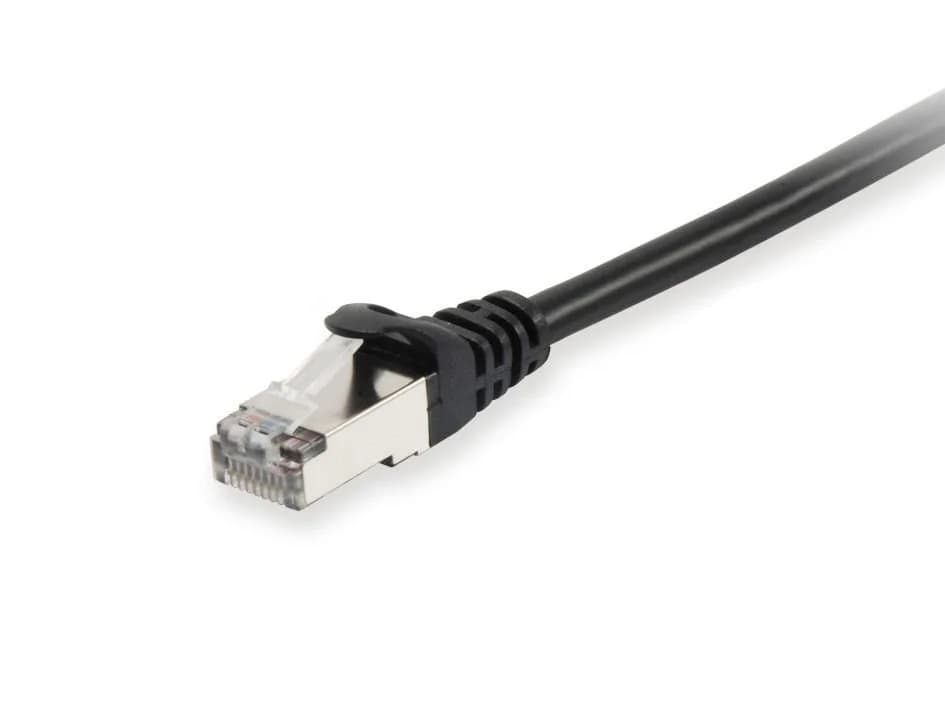 EQUIP Cabo de Rede RJ45 Cat.6A S/FTP 1,0m Preto - 606103
