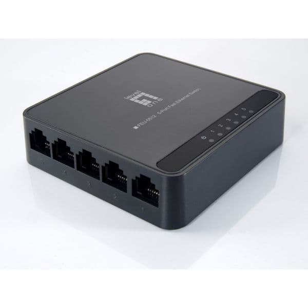Level One Switch 5-PORT Fast Ethernet - FEU-0512