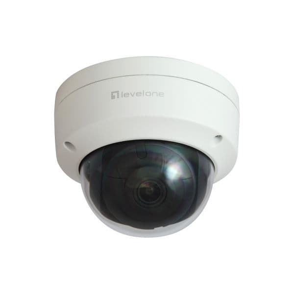 Level One Câmara Ip Ipcam FCS-3402 Dome Out 2MP H.265 Ir 7W Poe FCS-3402