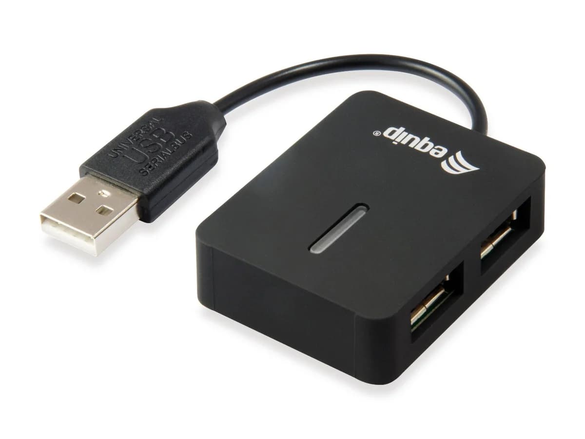 Equip 4 Ports Travel USB Hub - 128952