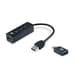 Conceptronic HUBBIES04B hub de interface USB 3.2 Gen 1 (3.1 Gen 1) Type-A 5000 Mbit/s Preto
