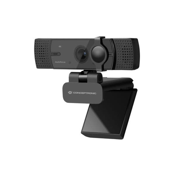 Conceptronic Webcam AMDIS07B 4K com Duplo Microfone