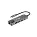 Equip Adaptador Multi USB-C 5 em 1 133489 HDMI 4K Gigabit RJ45 LAN USB-A 5Gb/s x2 USB-C Dados USB-C PD 100W