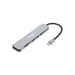 EQUIP Hub com fios USB 3.2 Gen 1 Type-C Prateado