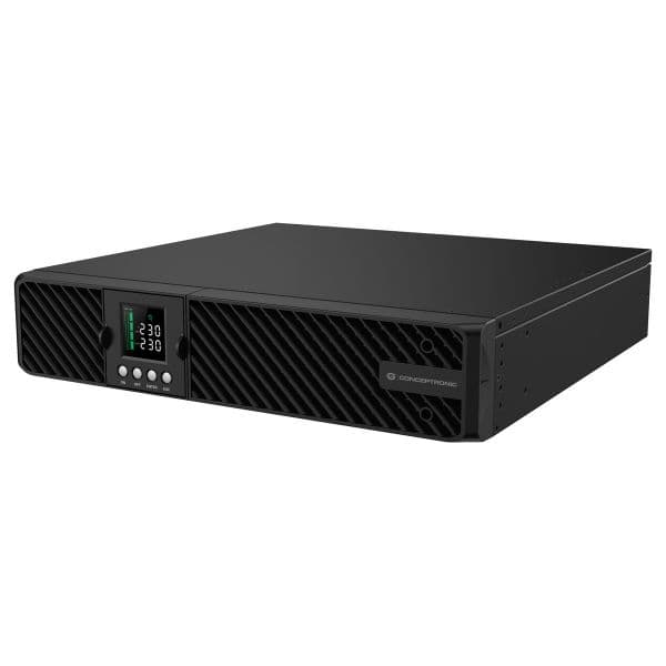 Bateria Sai Conceptronic 3kVA 9Ah 4h Autonomia Onda Senoidal Pura USB Rack LCD Proteção Total